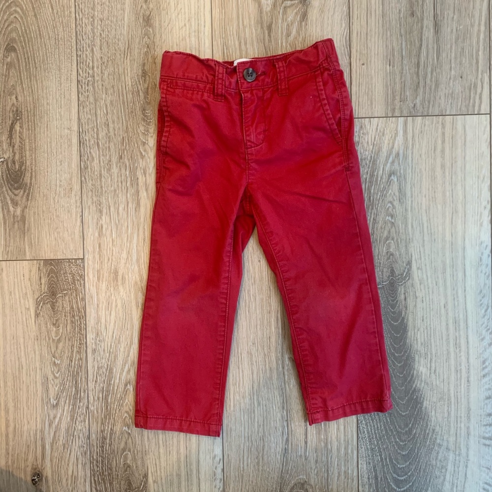 Red Chinos for Boys